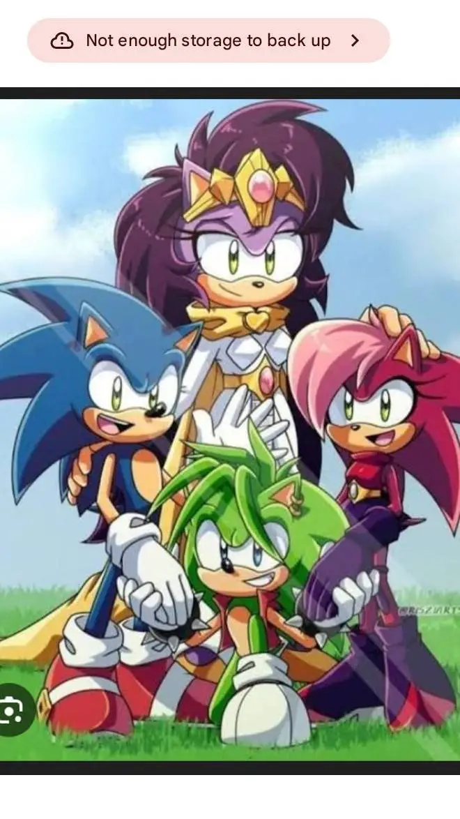 ai character: Sonic's family  background