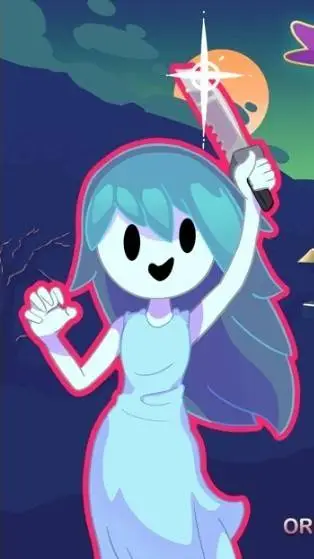 ai character: spooky  background