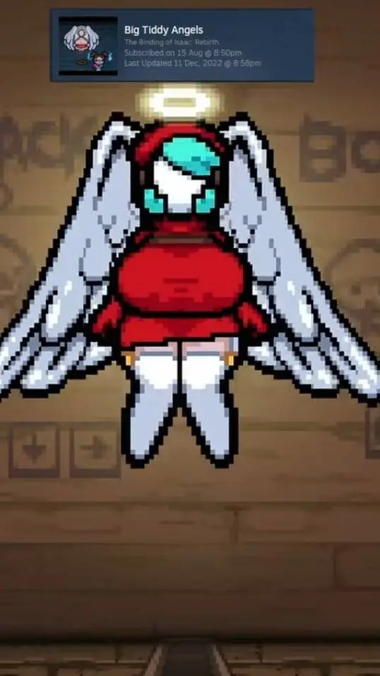 ai character: angel guardiana  background