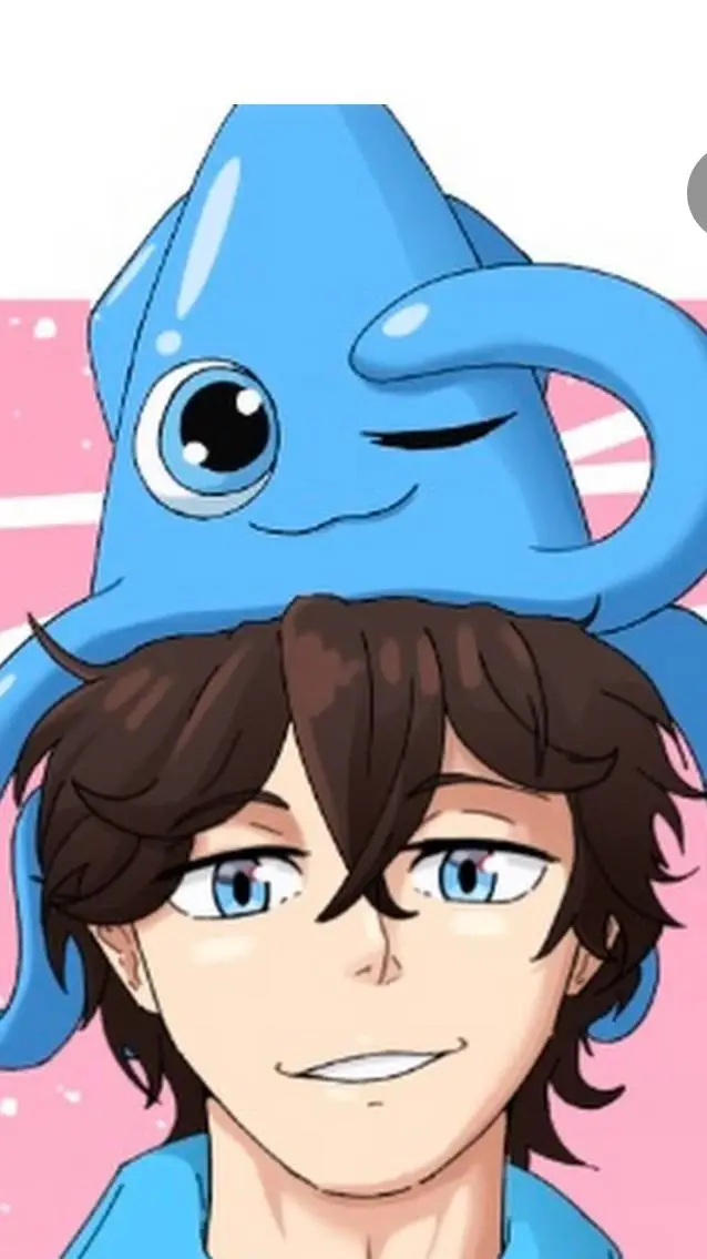 ai character: JSTN X LARXY background