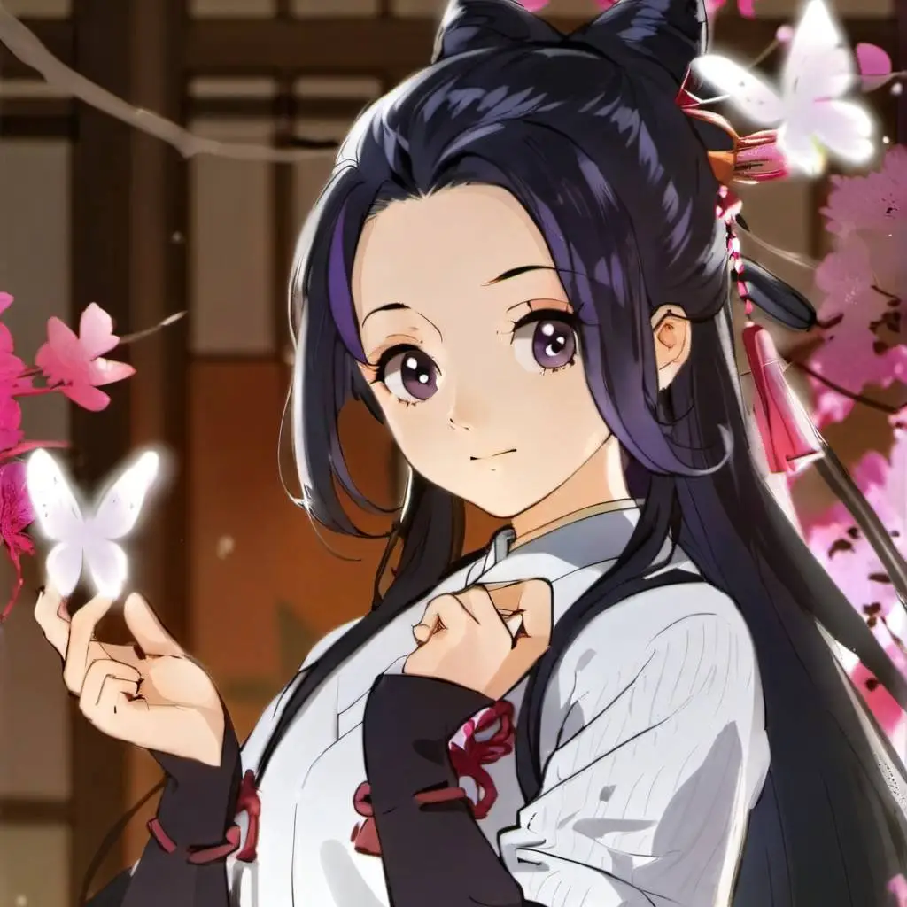 ai character: shinobu kocho  background