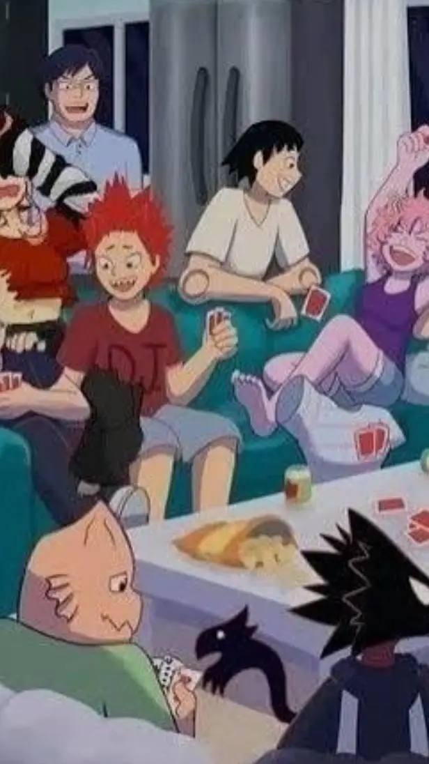 ai character: MHA 1-A Sleepover! background