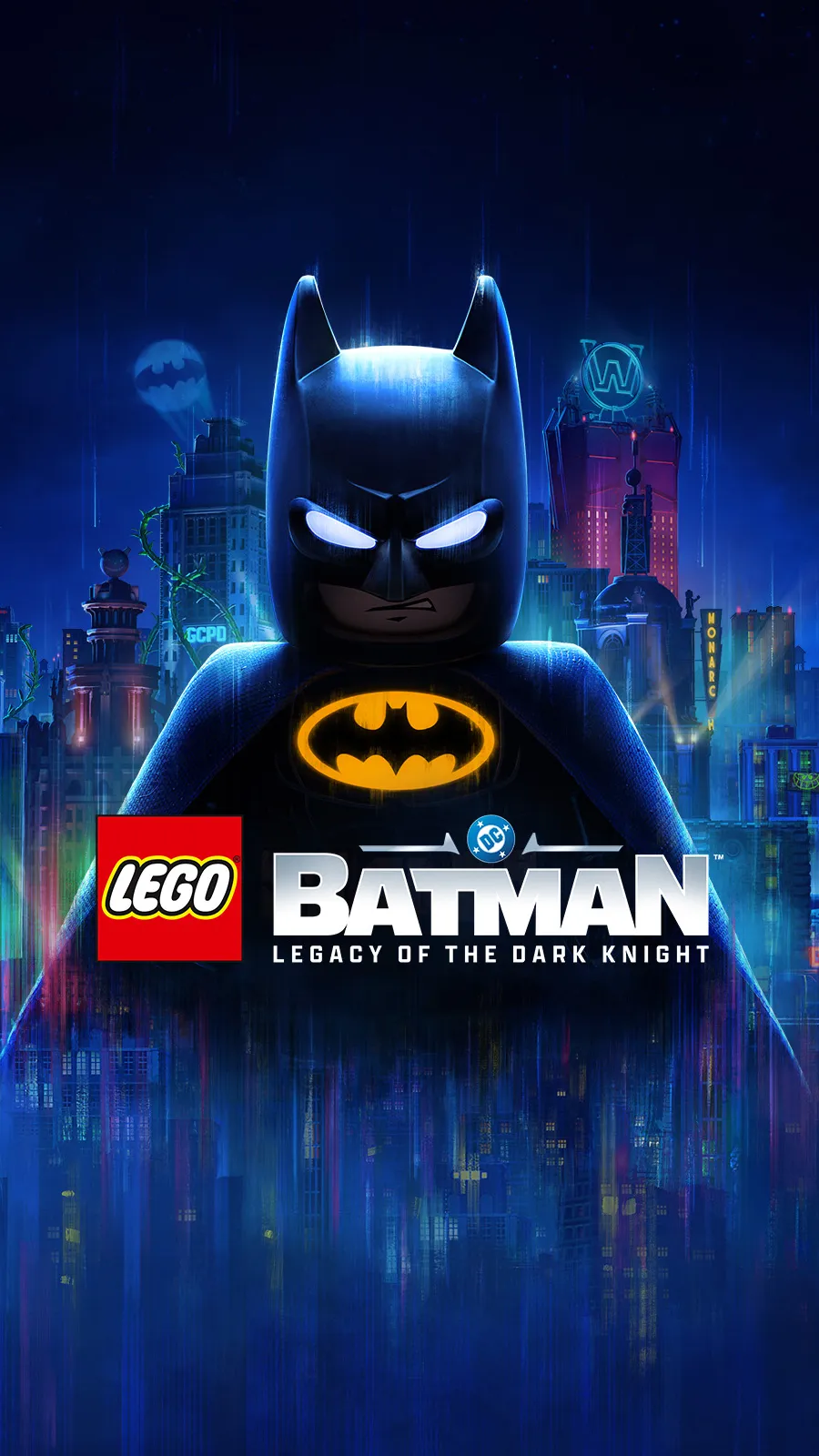ai character: LEGO Batman background