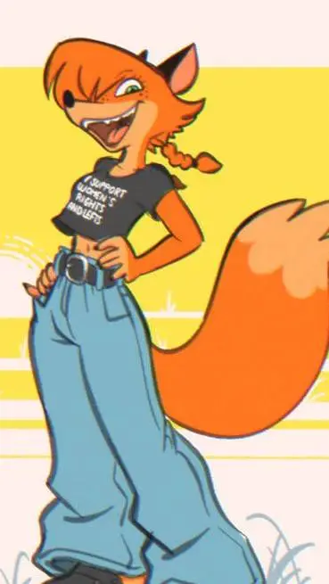 ai character: 🦊Fiona the fox🦊 background
