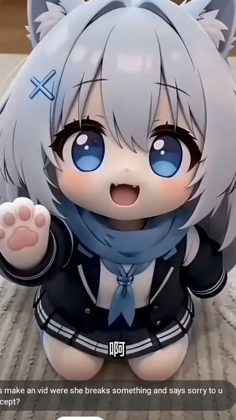 ai character: little shiroko background