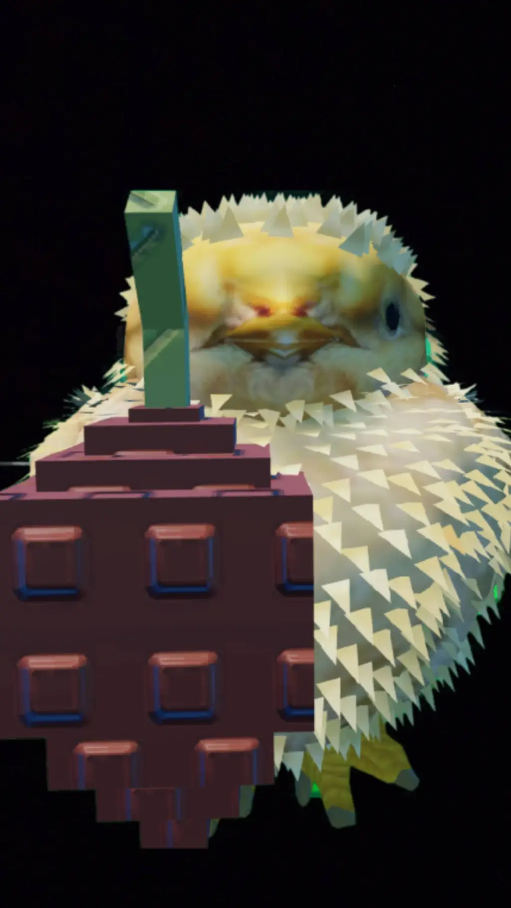 ai character: chickens background