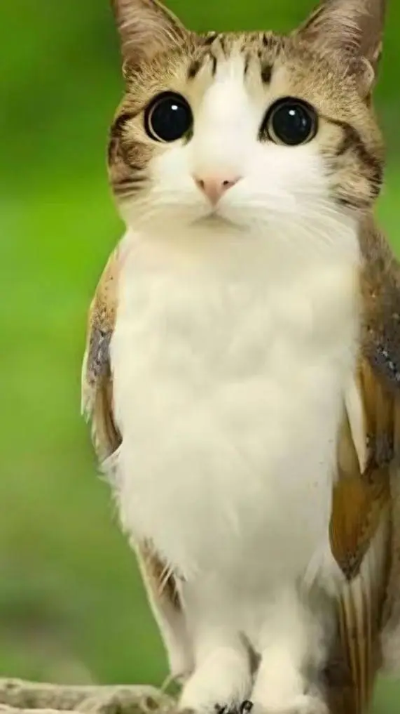 ai character: hungry meowl background