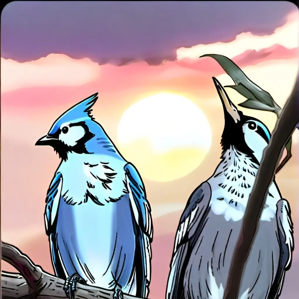 chat with ai character: Two birds