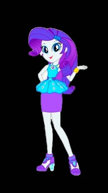 ai character: Rarity  background