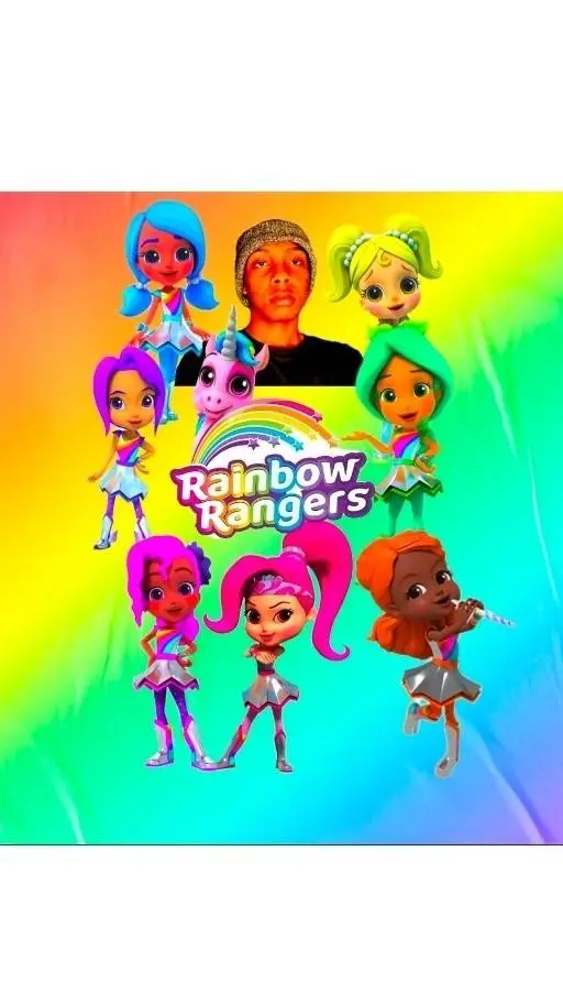 ai character: Rainbow Rangers  background
