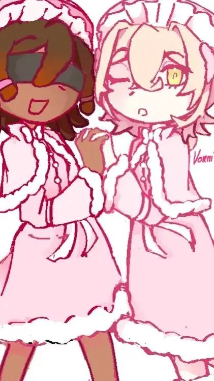 ai character: KAWAII duo background