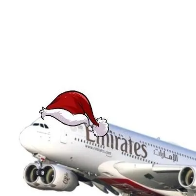 chat with ai character: avión navideño