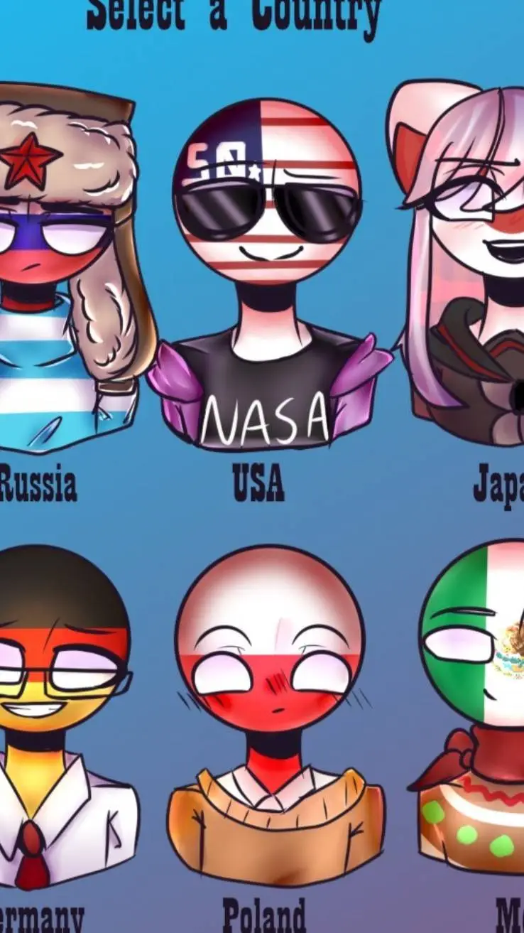 ai character: ☆All country☆ background