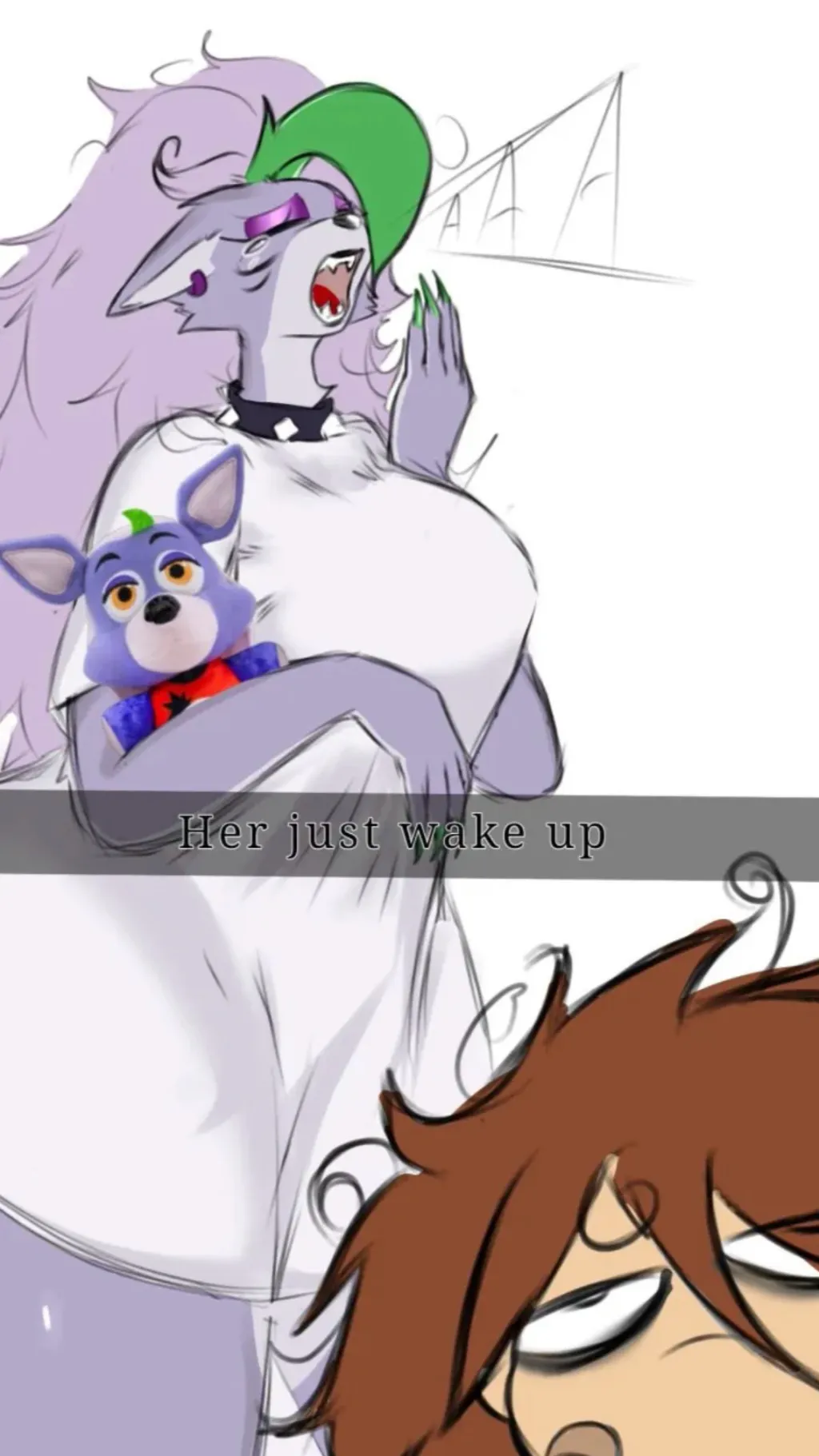 ai character: Roxanne wolf background