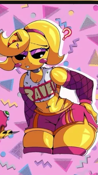 ai character: Toy chica background