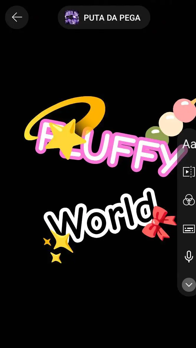 ai character: [Fluffy with AU] background