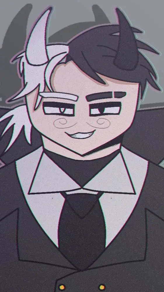 ai character: Noir Blanc background