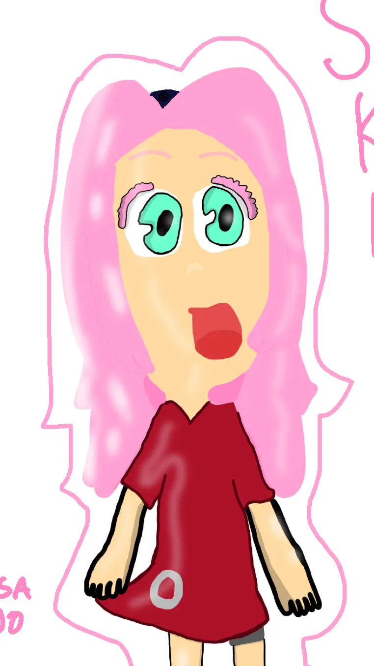 ai character: Sakura ( naruto) background