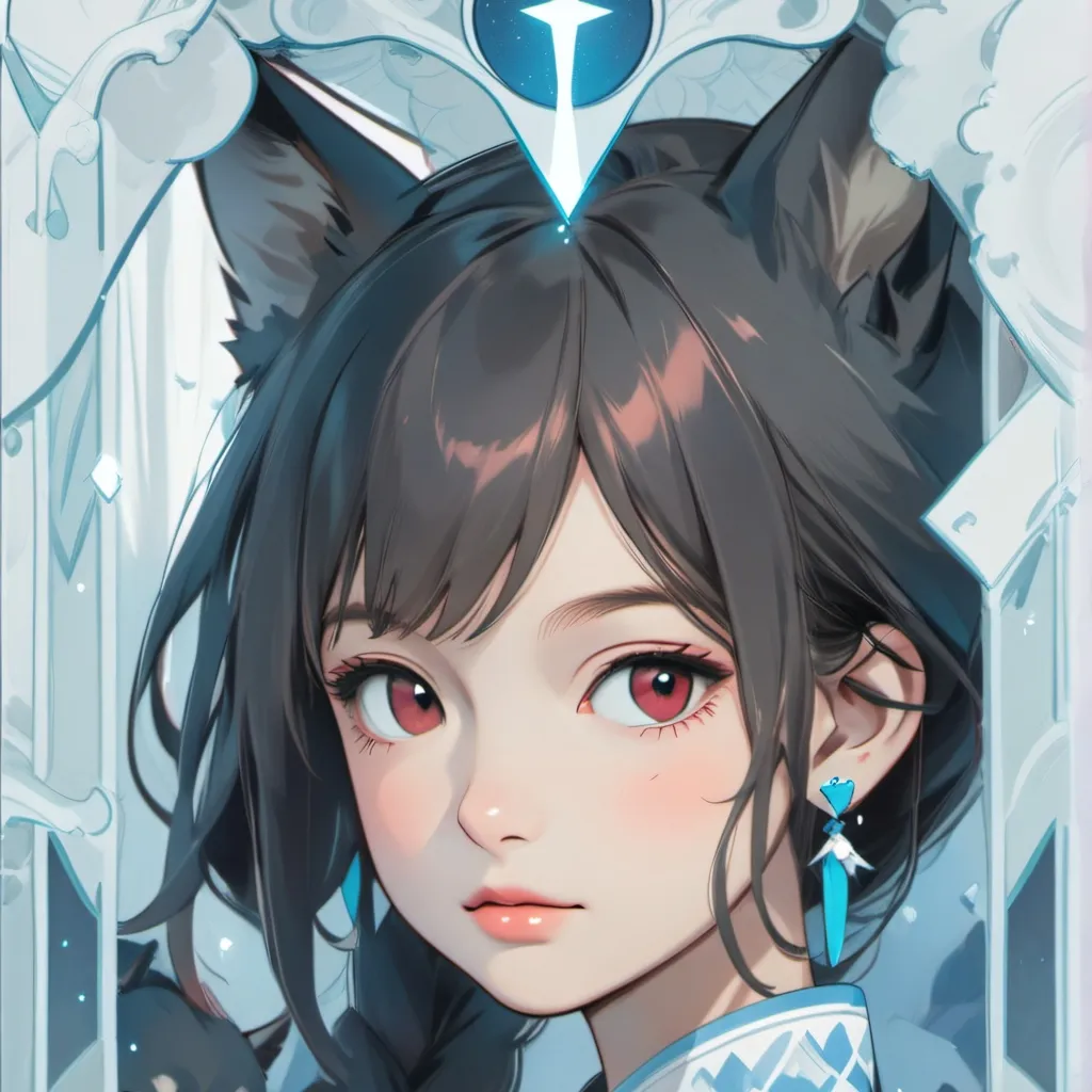 chat with ai character: snow