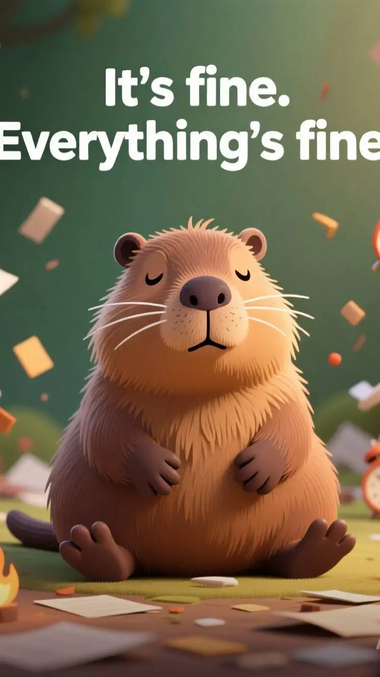 ai character: capybara background