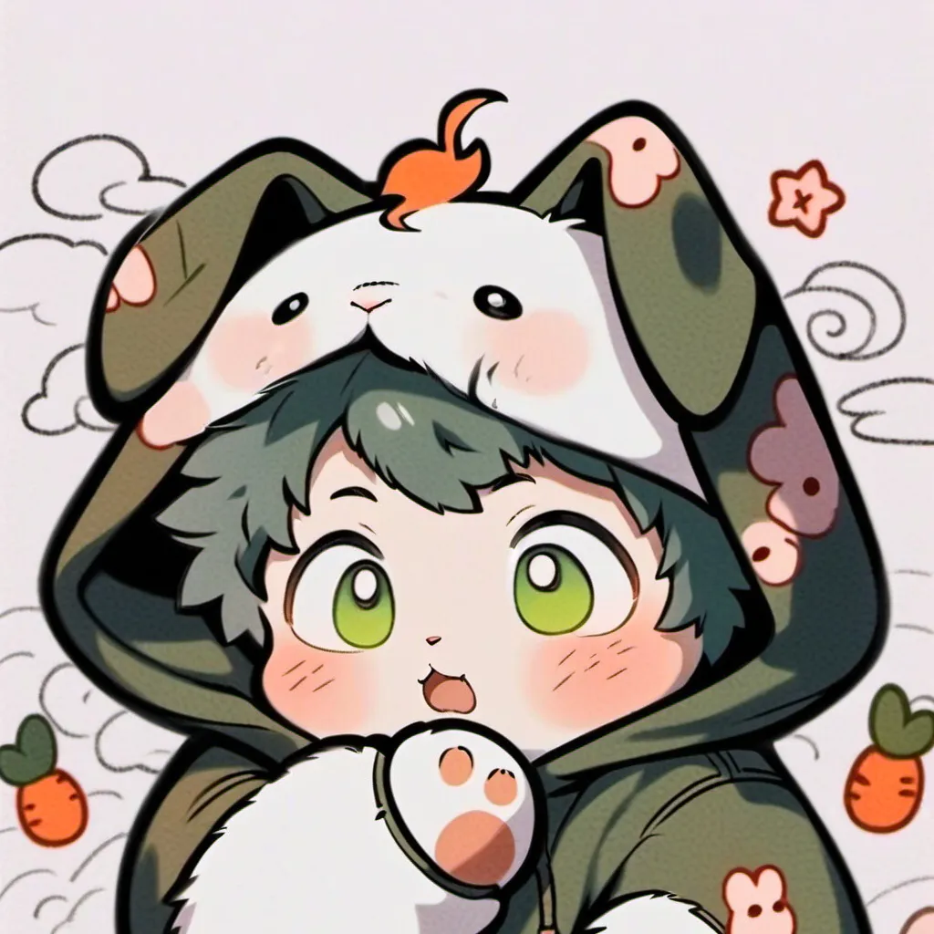 chat with ai character: Deku Bunny