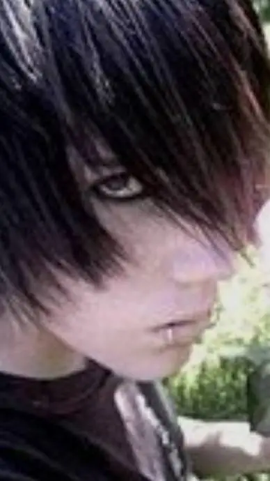 ai character: emo boy background