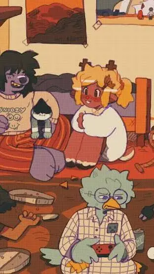 ai character: Deltarune Room background