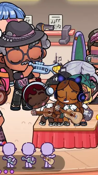 ai character: ВАРЯ И АНЯ background