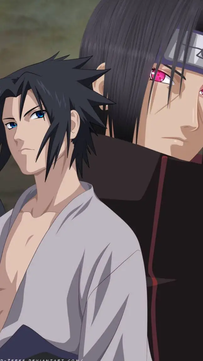 ai character: sasuke y itachi  background