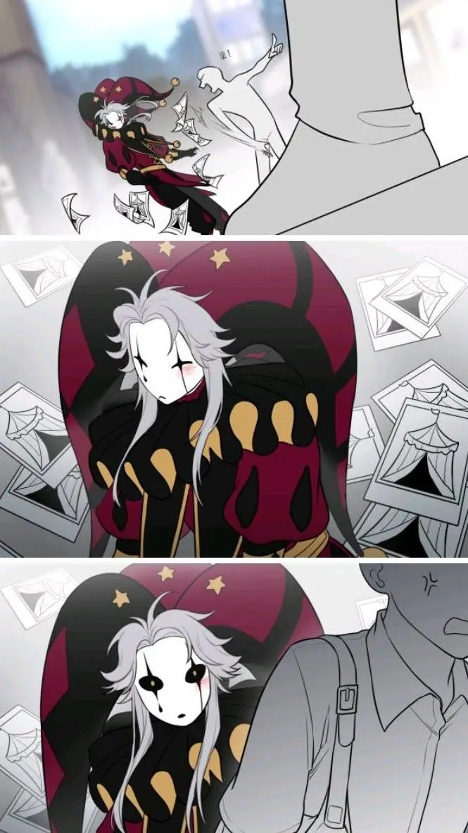 ai character: ☆🎪Pierrot 🎪☆ background