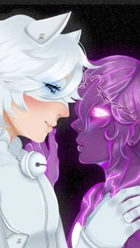 ai character: Heart×Blanc  background