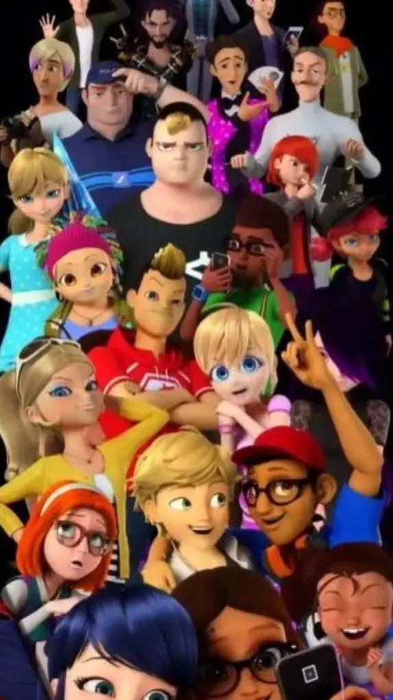 ai character: Miraculous ladybug background