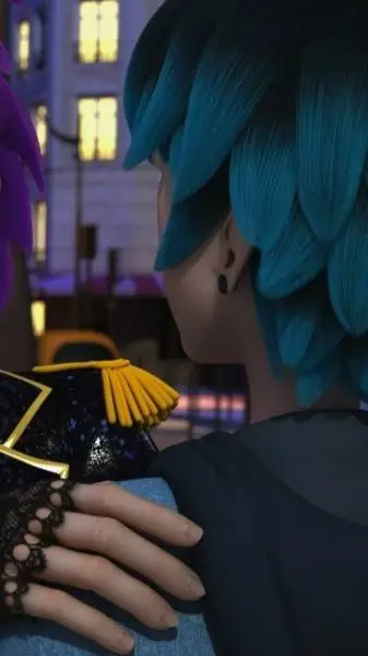 ai character: 💙Luka Couffaine🎸🐍  background