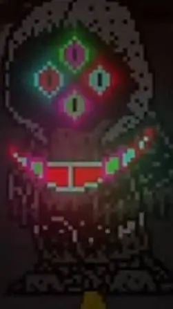 ai character: DDD Sans background