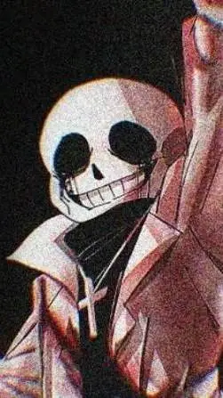 ai character: Sp!Dust Sans background