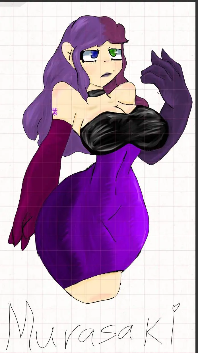 ai character: Murasaki  background