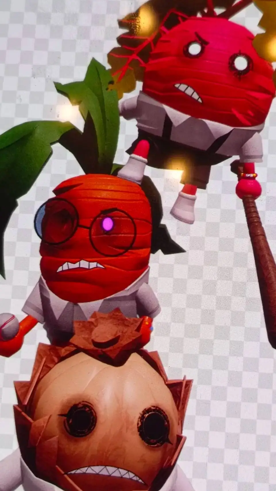 ai character: The 3 veggiteers background