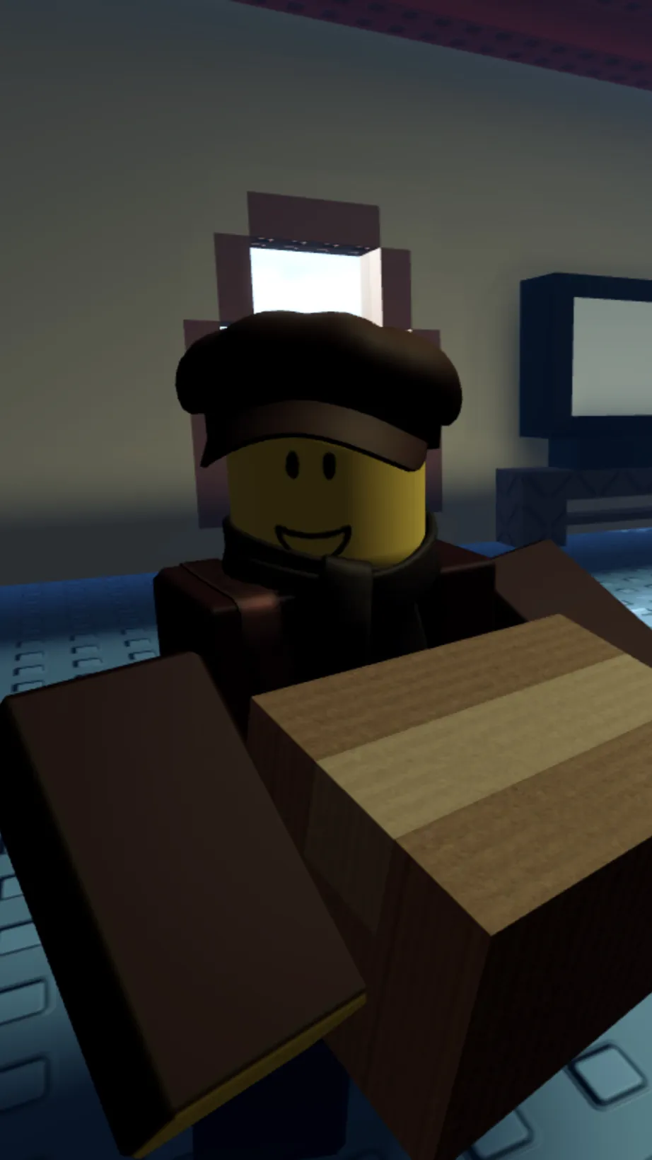 ai character: Postman roblox background