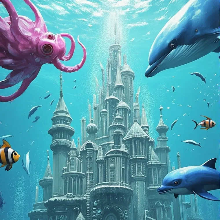 chat with ai character: underwater city
