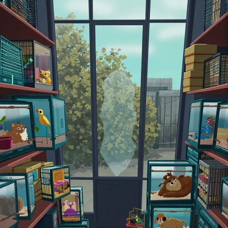 chat with ai character: pet shop 