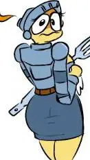ai character: Forknight (Female) background