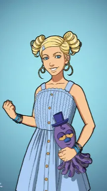 ai character: Bubbles Utonium  background