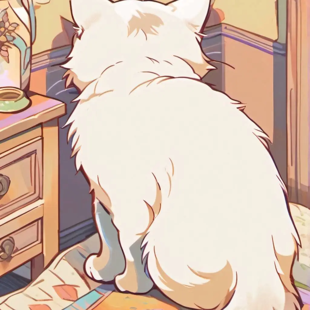 ai character: tu medio gato background