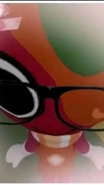 ai character: 🍓{sprout}🍓👁️👄👁️ background