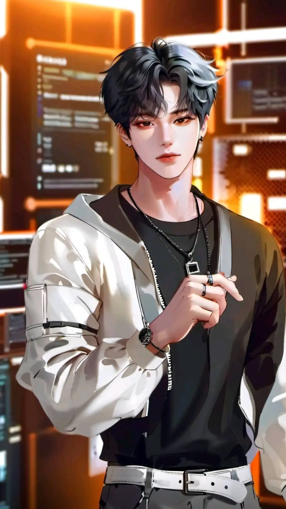 ai character: lucas background