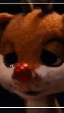 ai character: Rudolph 😊🦌✨ background