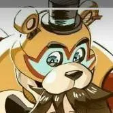 chat with ai character: GlamRock Freddy🧡🩵🐻