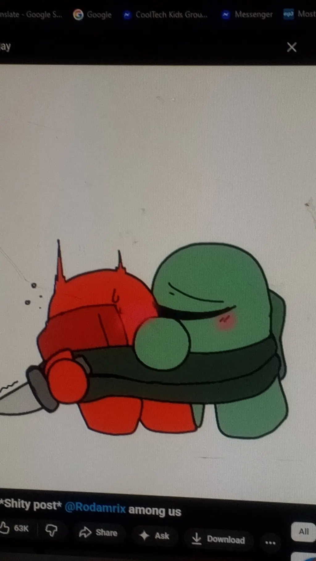 ai character: ForteRed Roda💚❤️ background