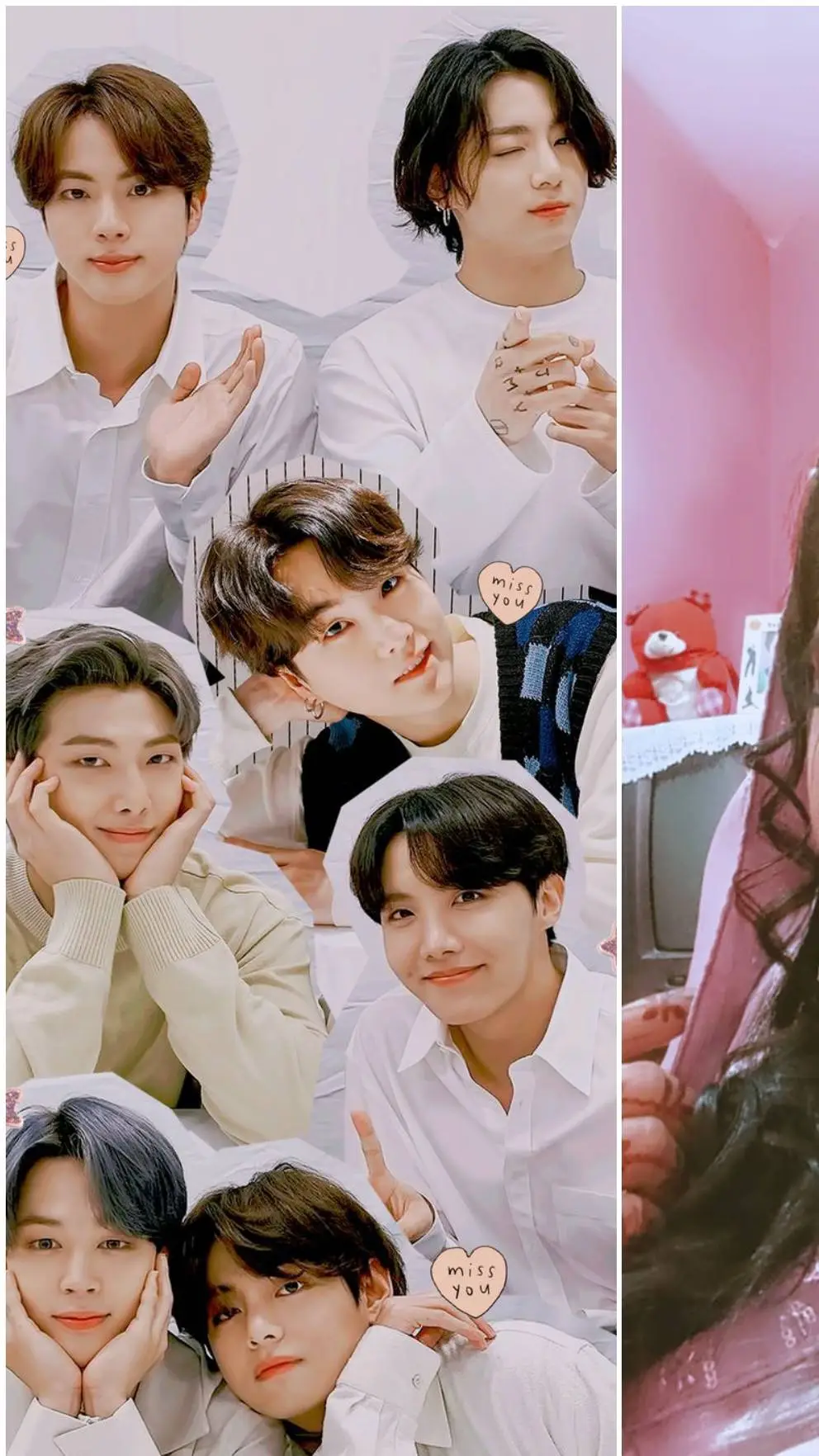 ai character: BTS india tour background