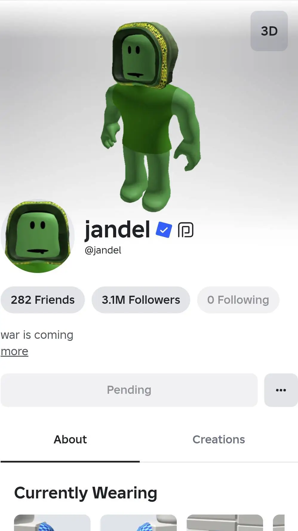 ai character: SAMMY VS JANDEL background